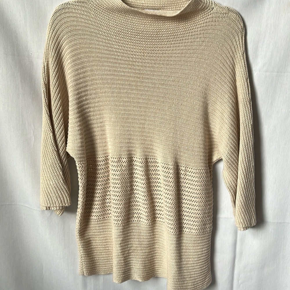 Neely Mocked neck ribbed Long Sweater
